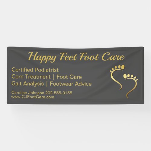 Chiropodist Podiatrist Pedicure Foot Care Business Banner