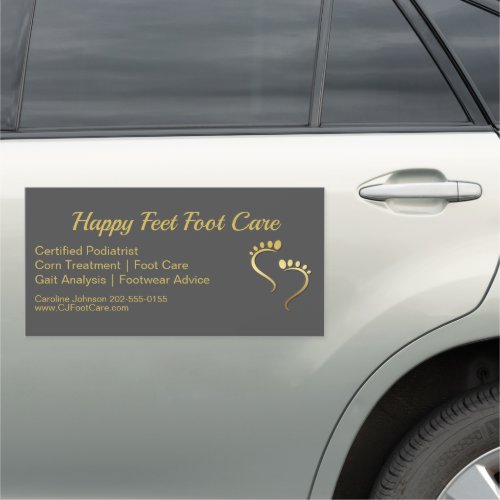 Chiropodist Podiatrist Pedicure Foot Care Business Car Magnet