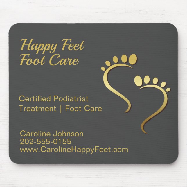 Chiropodist Podiatrist Pedicure Foot Care Mouse Pad (Front)
