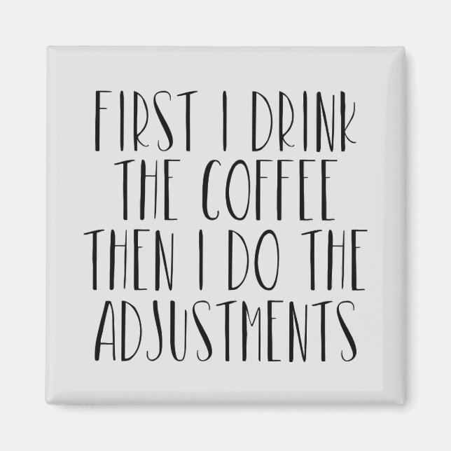 Chiropractic Adjustment, Chiropractic Gift, Chiro Magnet (Front)