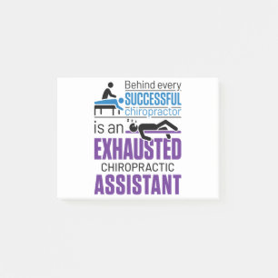 Chiropractic Assistant Chiropractor Funny Saying Post-it Notes