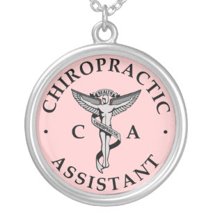 Chiropractic Assistant Logo Necklace