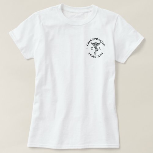 Chiropractic Assistant Logo T-Shirt