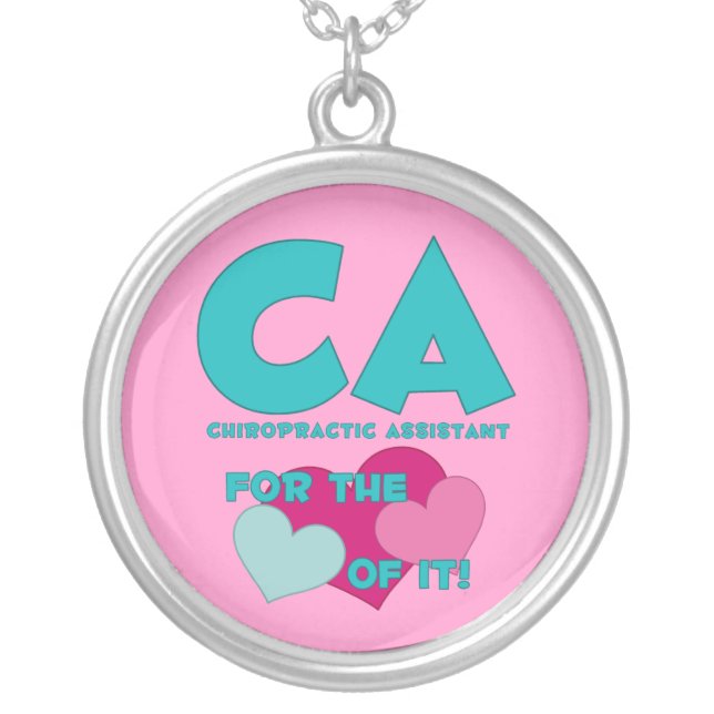 Chiropractic Assistant Necklace (Front)