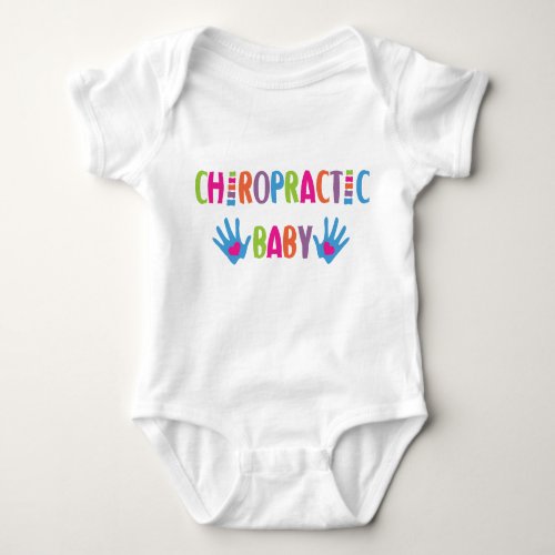 Chiropractic Baby Hands Baby Bodysuit