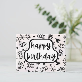 Chiropractic Birthday Postcard, Chiropractic Postcard