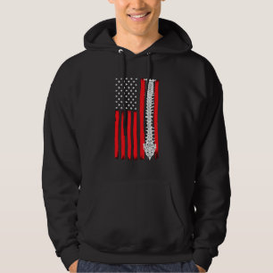 Chiropractic Bone Back Spine American Flag Chiropr Hoodie