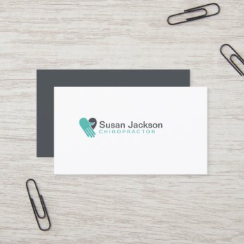 Chiropractic Business Card by forbz4design at Zazzle