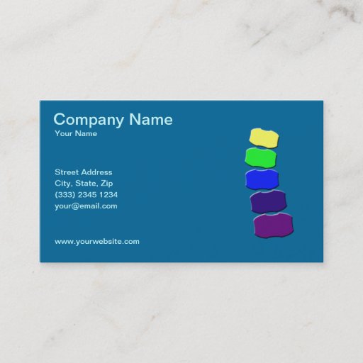 Customizable Chiropractic business card