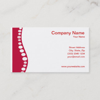 Chiropractic business card