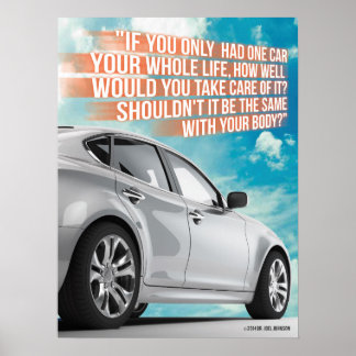 Chiropractic Car Poster