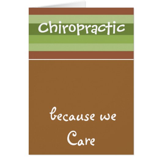 Chiropractic Care Cards (Front)