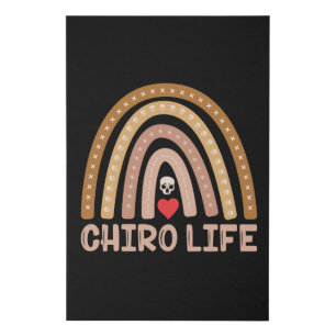 Chiropractic Chiro Life Spine Chiropractor Faux Canvas Print