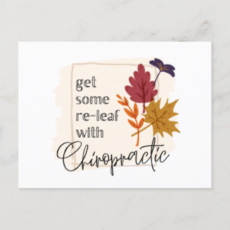 Chiropractic, Chiropractor, Chiropractic Postcard