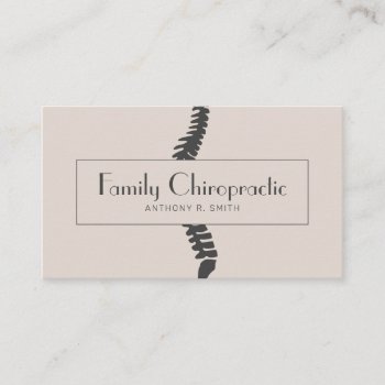 Chiropractic Chiropractor Health Business Card by olicheldesign at Zazzle