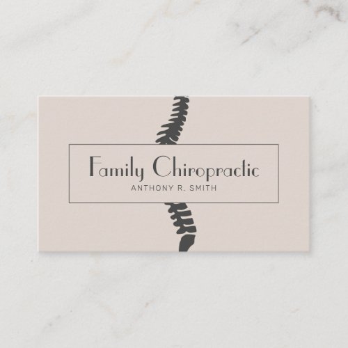 Chiropractic Chiropractor Health Business Card