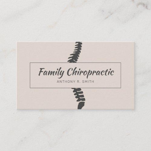 Chiropractic Chiropractor Health Business Card