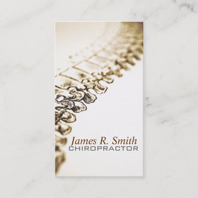 Chiropractic, Chiropractor, Health Clinic Business Card (Front)