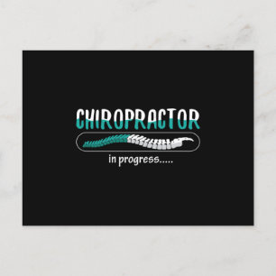 Chiropractic Chiropractor In Progress Chiro Spine Postcard