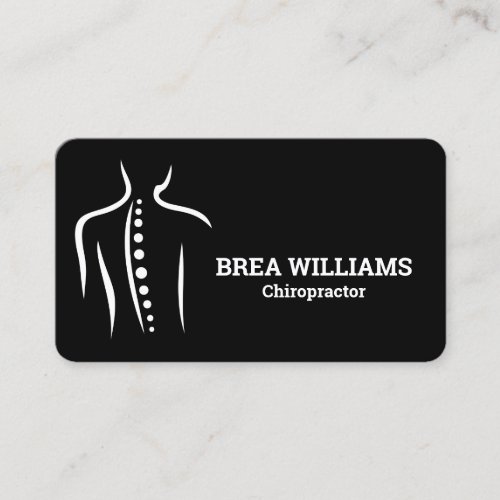 Chiropractic Chiropractor Massage Manual Therapist Business Card