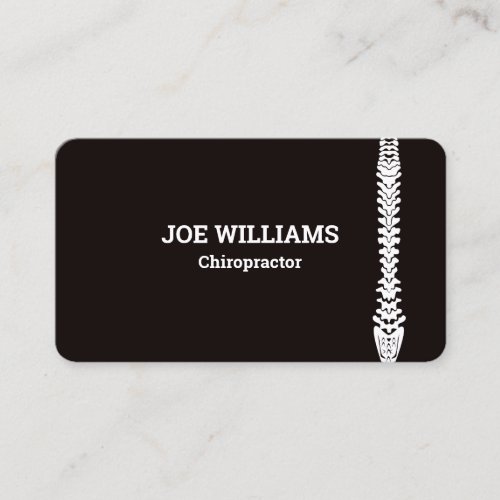 Chiropractic Chiropractor Massage Manual Therapist Business Card