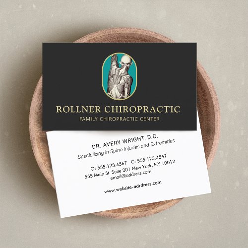 Chiropractic Chiropractor Massage Spa Therapist Business Card