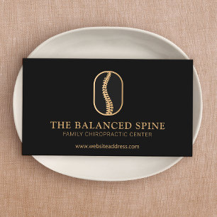 Chiropractic Chiropractor Massage Spa Therapist Business Card