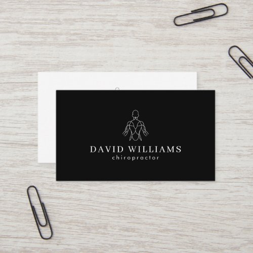 Chiropractic Chiropractor Massage Therapy Business Business Card