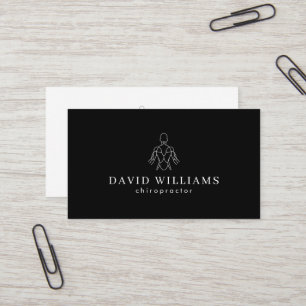Chiropractic Chiropractor Massage Therapy Business Card