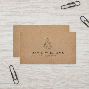 Chiropractic Chiropractor Massage Therapy Business Card