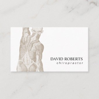 Chiropractic Chiropractor Massage Therapy Business Card | Zazzle