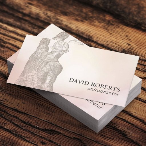 Customizable Chiropractic Chiropractor Massage Therapy Spa Business Card
