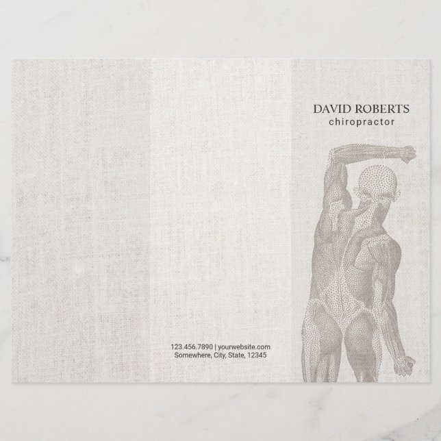 Chiropractic Chiropractor Massage Therapy Trifold (Front)