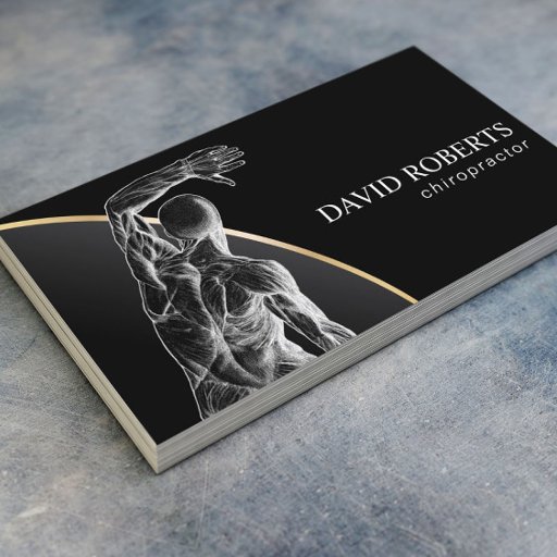 Customizable Chiropractic Chiropractor Spine Adjust Therapist  Business Card
