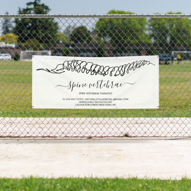 Chiropractic Chiropractor Spine Therapist Banner (Insitu)