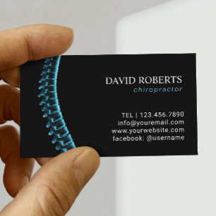 Chiropractic Chiropractor Xray Spine Appointment Card