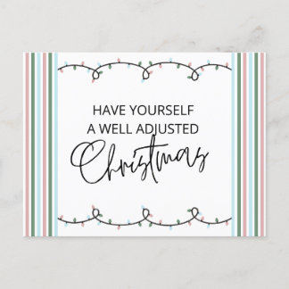 Chiropractic Christmas Card, Chiropractic, Chiro Postcard