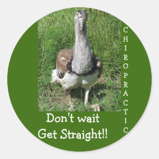 CHIROPRACTIC CLASSIC ROUND STICKER
