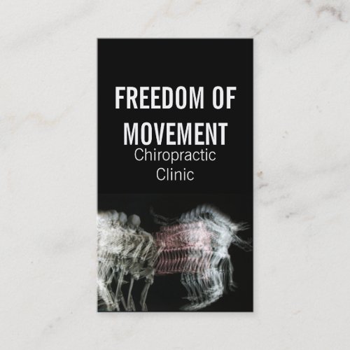 Chiropractic Clinic Business Cards