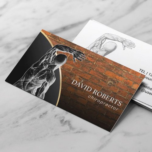 Chiropractic Clinic Professional Chiropractor  Business Card