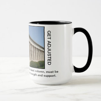 Chiropractic Coffee Mug (color) Greek Columns