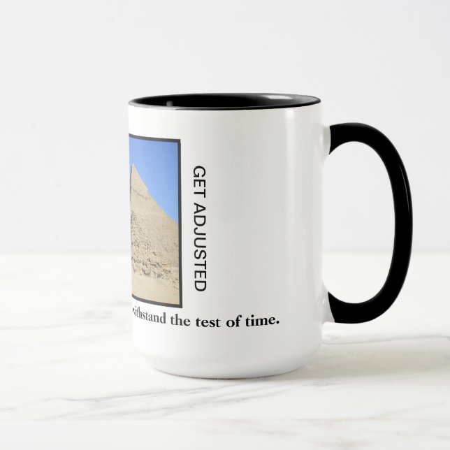 Chiropractic Coffee Mug - Great Pyramids of Giza (Right)