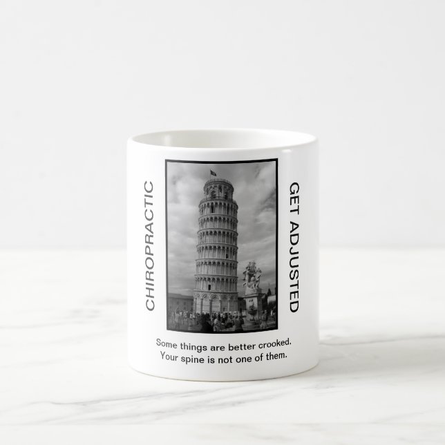 Chiropractic Coffee Mug - Leaning Tower of Pisa (Center)