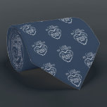Chiropractic Coworker Birthday Neck Tie<br><div class="desc">Cute and trendy chiropractor neck tie for that work dinner. Wow your coworkers with this cool "I Love My Patients to the Bones" design</div>