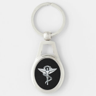 Chiropractic Emblem Chiropractor Keychain