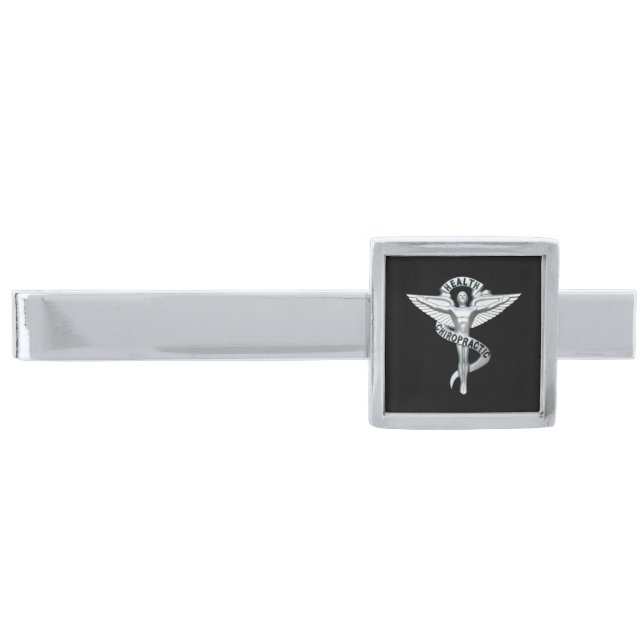 Chiropractic Emblem Chiropractor Tie Bar (Front)