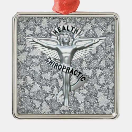 Chiropractic Emblem Holiday Keepsake Ornament