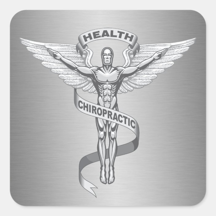 Chiropractic Emblem Logo Stickers | Zazzle.com