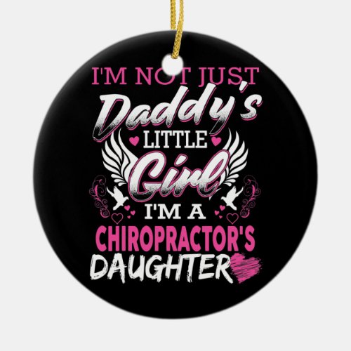 Chiropractic Fathers Day Im A Chiropractors Ceramic Ornament