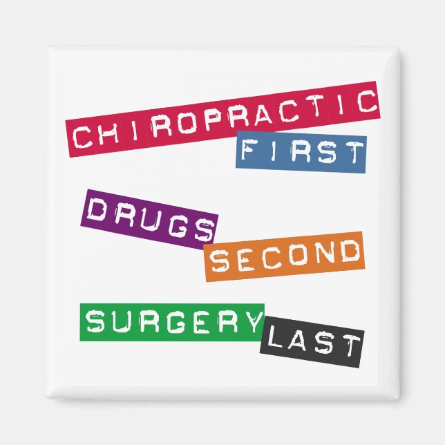 Chiropractic First Magnet (Front)